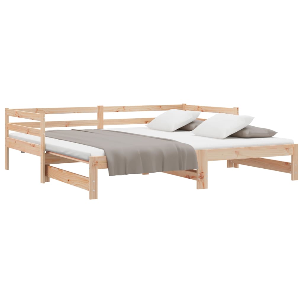 Pull-out day bed without mattress 90x190 cm