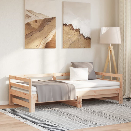 Ausziehbares Tagesbett ohne Matratze 90x190 cm