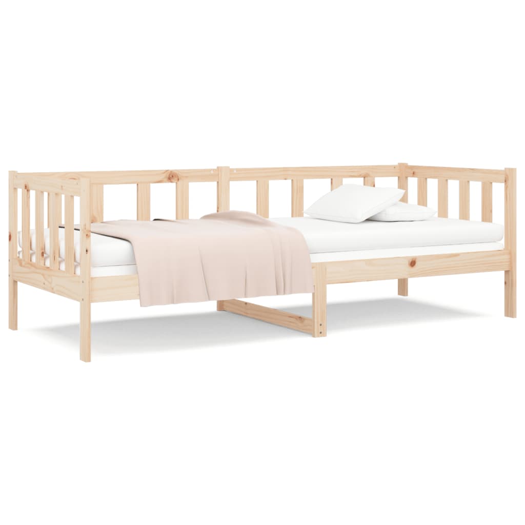 Lit de repos sans matelas 80x200 cm en pin massif