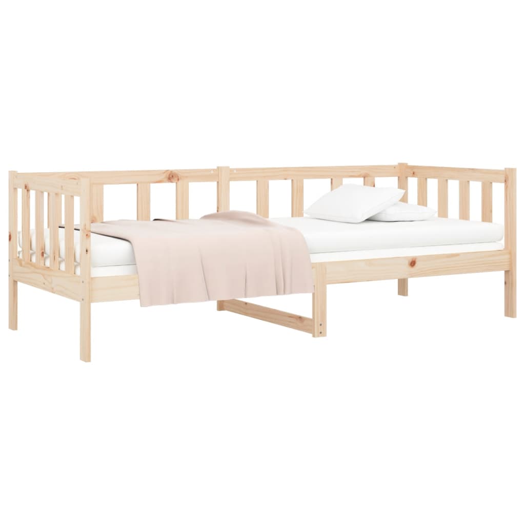 Lit de repos sans matelas 80x200 cm en pin massif