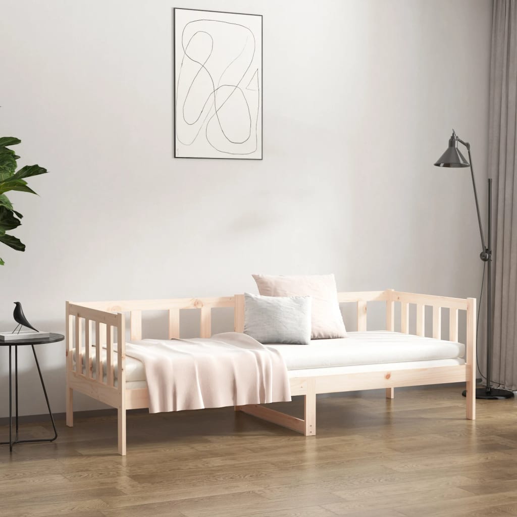 Lit de repos sans matelas 80x200 cm en pin massif