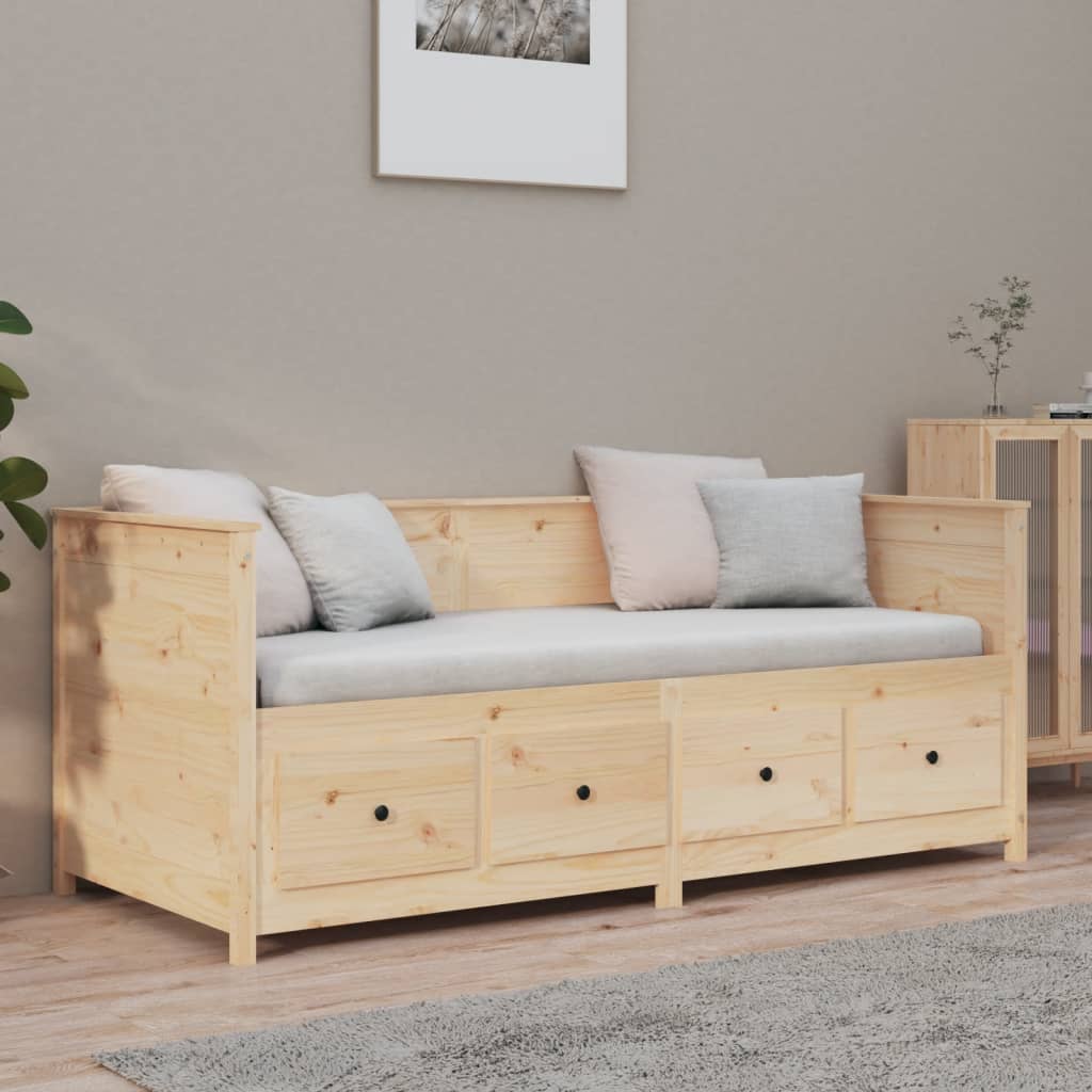 Lit de repos 75x190 cm en pin massif