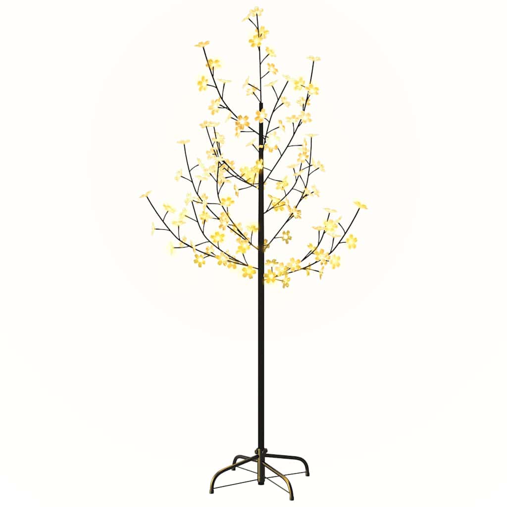 LED-Baum Kirschblüte Warmweiß 84 LEDs 120 cm