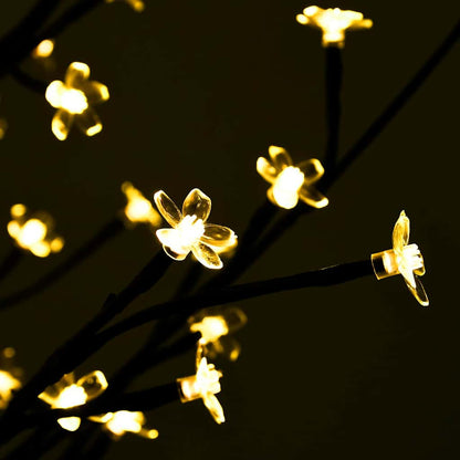 LED-Baum Kirschblüte Warmweiß 84 LEDs 120 cm