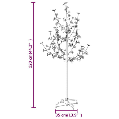 LED-Baum Kirschblüte Warmweiß 84 LEDs 120 cm