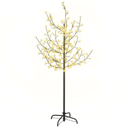LED-Baum mit Kirschblüten Warmweiß 120 LEDs 150 cm