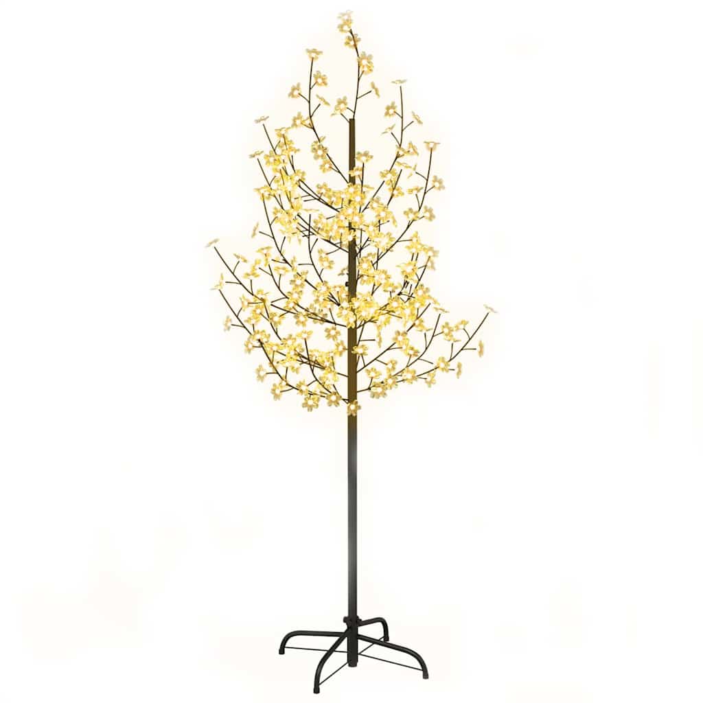 LED-Baum mit Kirschblüten Warmweiß 200 LEDs 180 cm