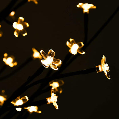 LED-Baum mit Kirschblüten Warmweiß 200 LEDs 180 cm
