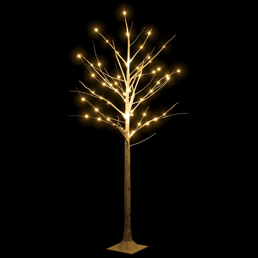 LED-Birke Warmweiß 96 LEDs 180 cm