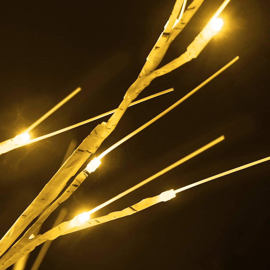 LED-Birke Warmweiß 96 LEDs 180 cm