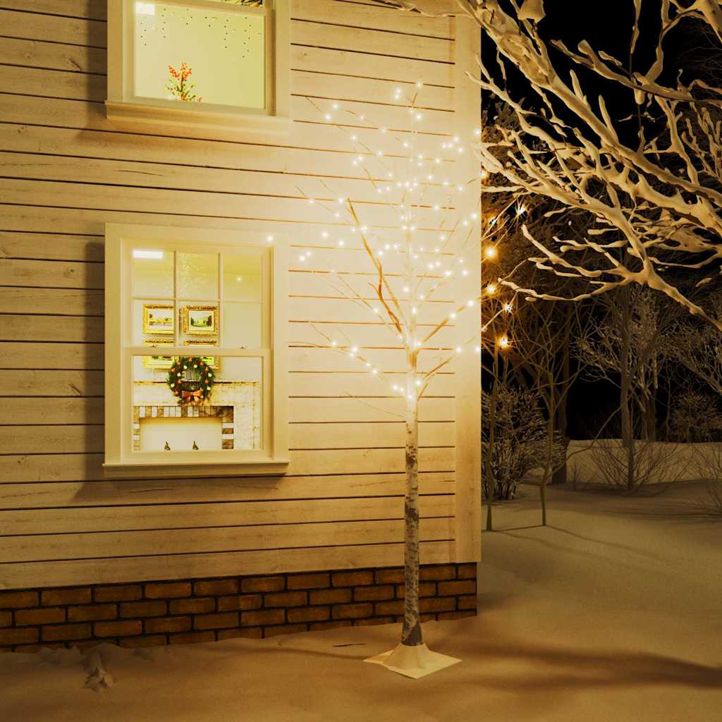 LED-Birke Warmweiß 240 LEDs 300 cm