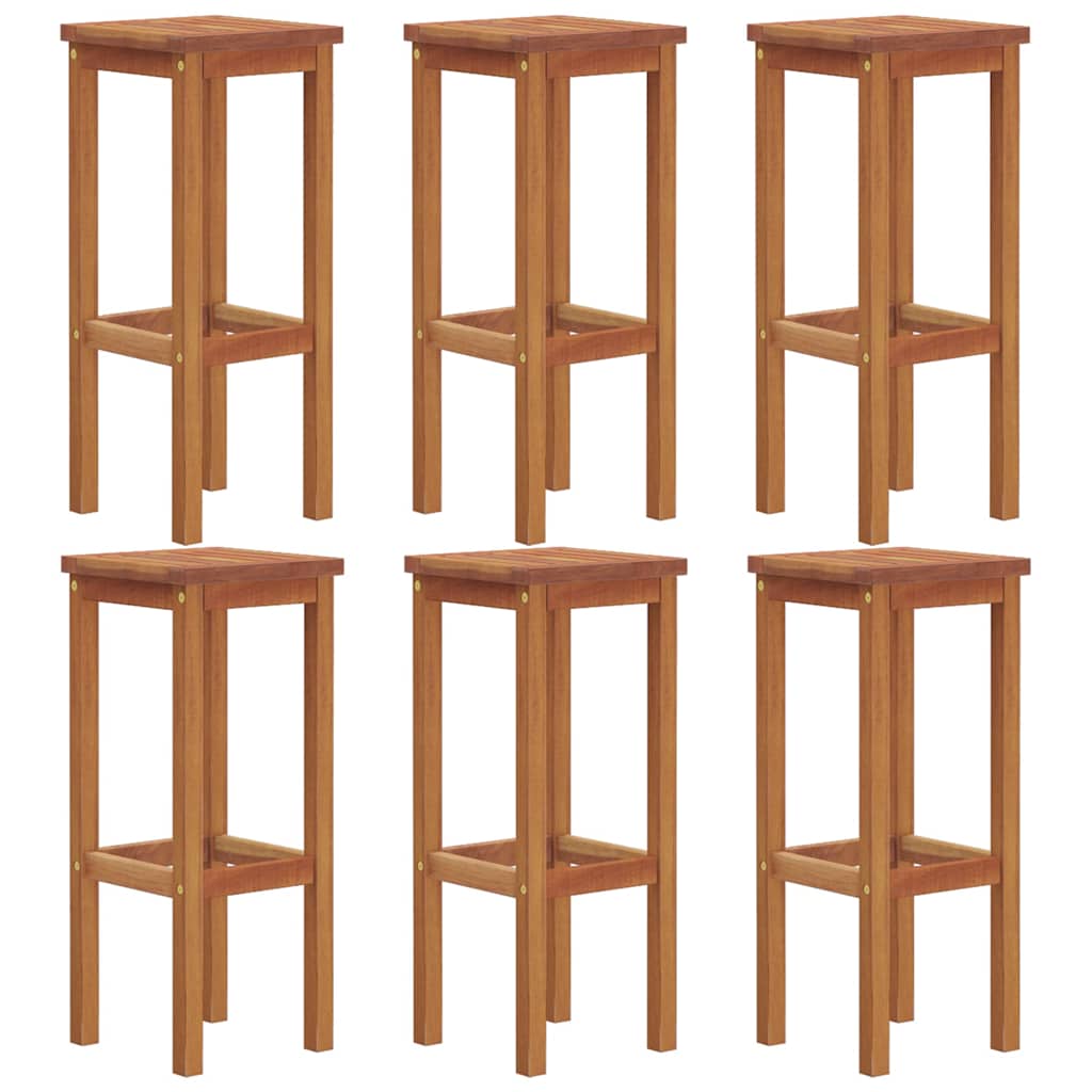 7-tlg. Gartenbar-Set Massivholz Akazie