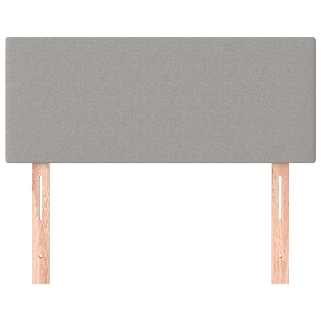 Kopfteil Hellgrau 80x5x78/88 cm Stoff