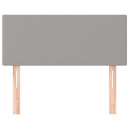 Kopfteil Hellgrau 80x5x78/88 cm Stoff