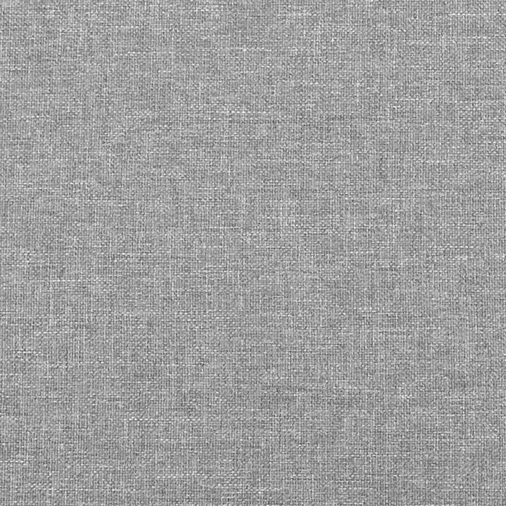Kopfteil Hellgrau 80x5x78/88 cm Stoff