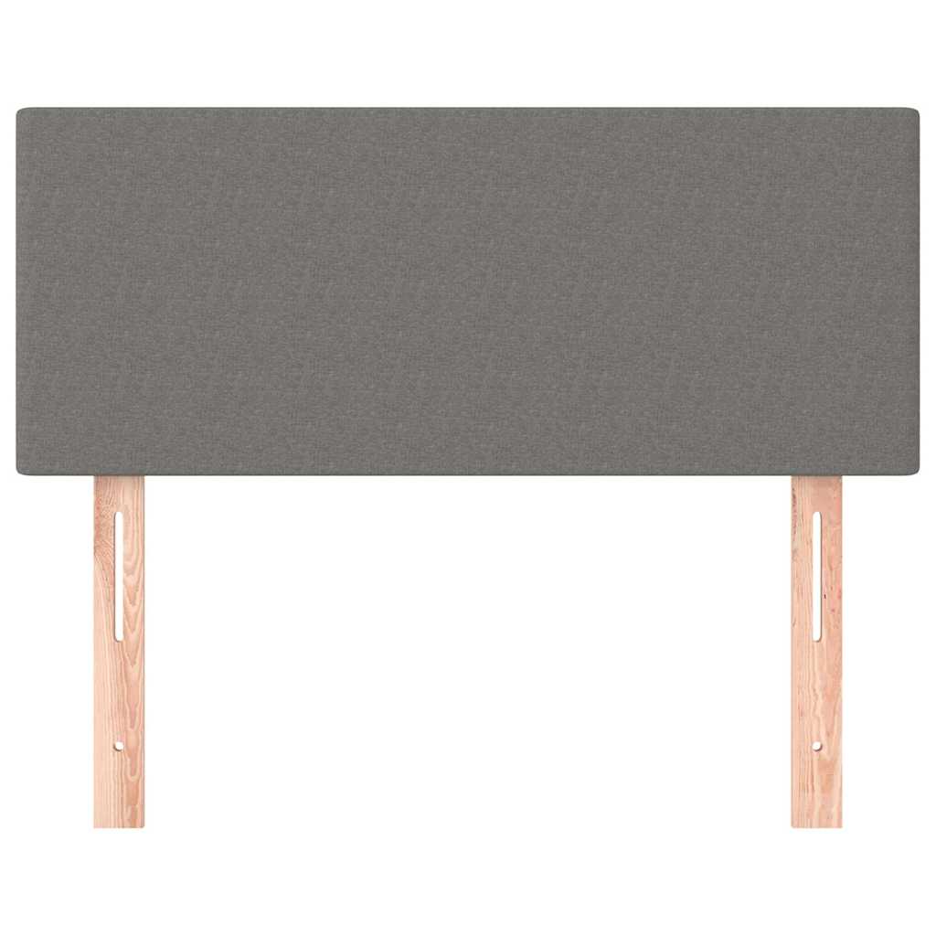 Kopfteil Dunkelgrau 80x5x78/88 cm Stoff