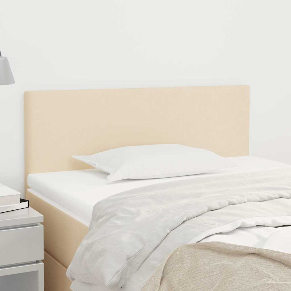 Kopfteil Creme 90x5x78/88 cm Stoff
