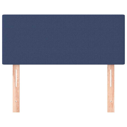 Kopfteil Blau 90x5x78/88 cm Stoff