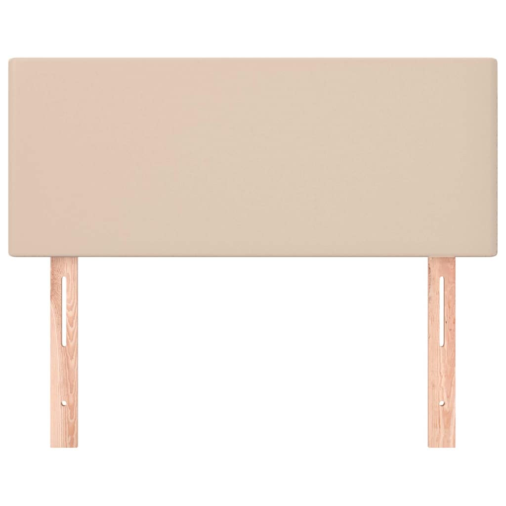 Kopfteil Cappuccino-Braun 90x5x78/88 cm Kunstleder
