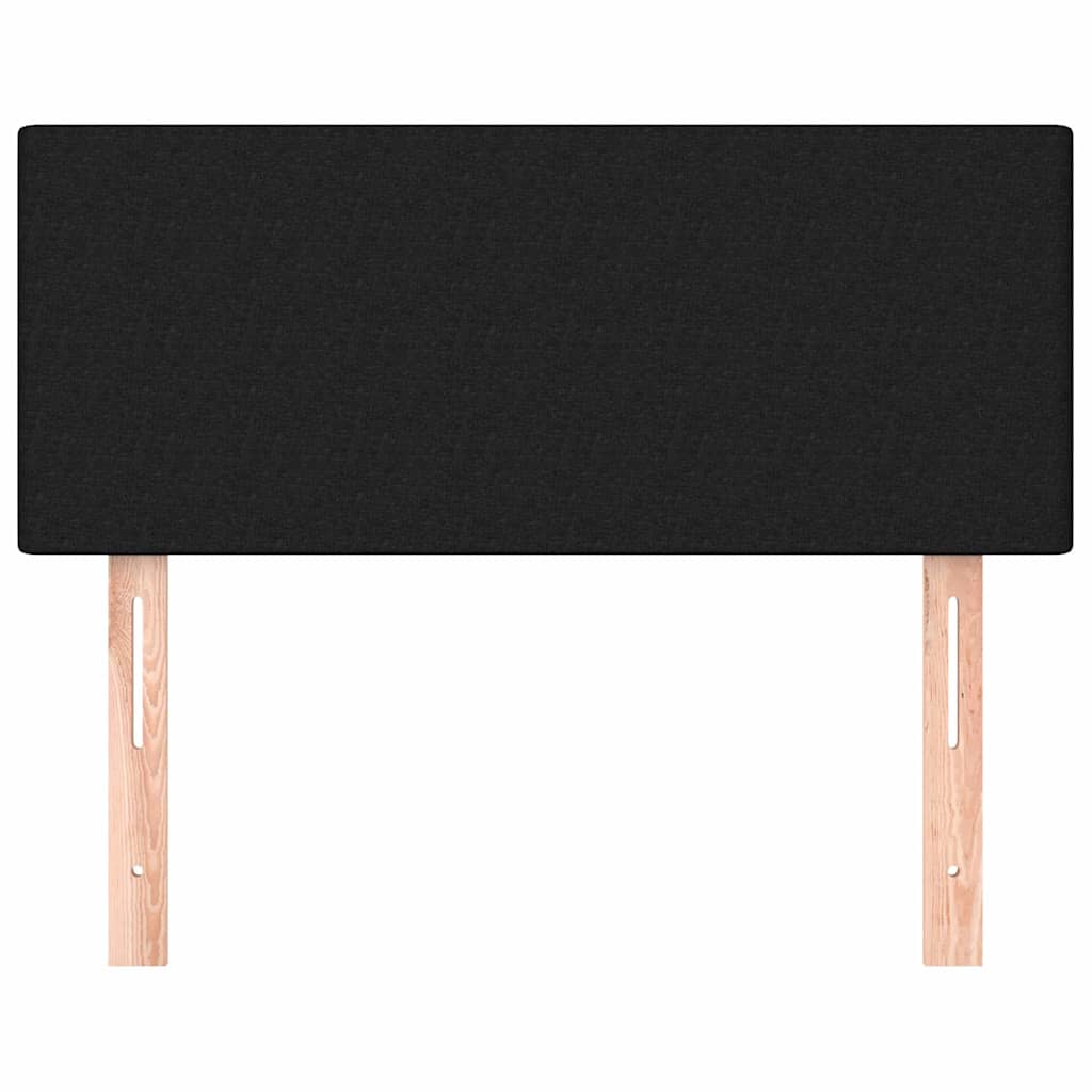 Kopfteil Schwarz 100x5x78/88 cm Stoff