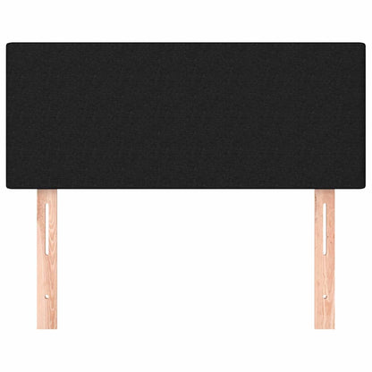 Kopfteil Schwarz 100x5x78/88 cm Stoff
