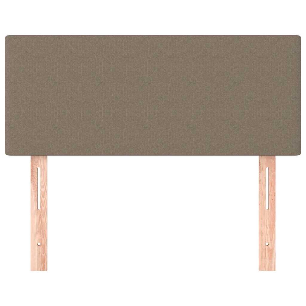 Kopfteil Taupe 100x5x78/88 cm Stoff