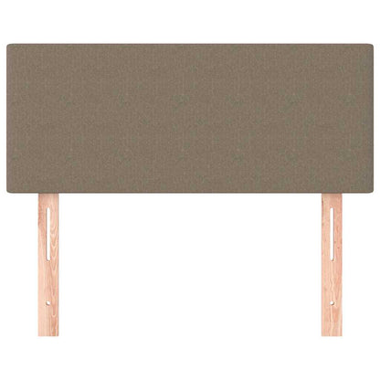 Kopfteil Taupe 100x5x78/88 cm Stoff