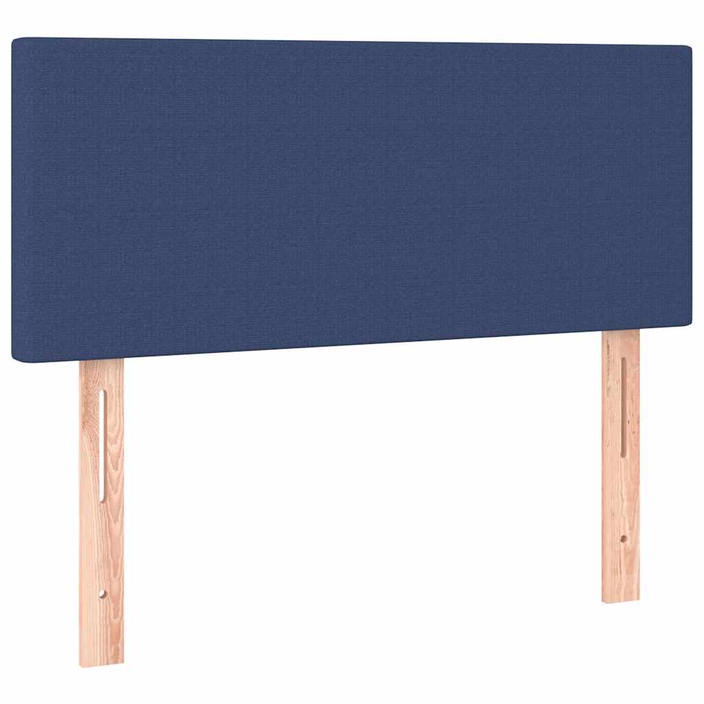 Kopfteil Blau 100x5x78/88 cm Stoff