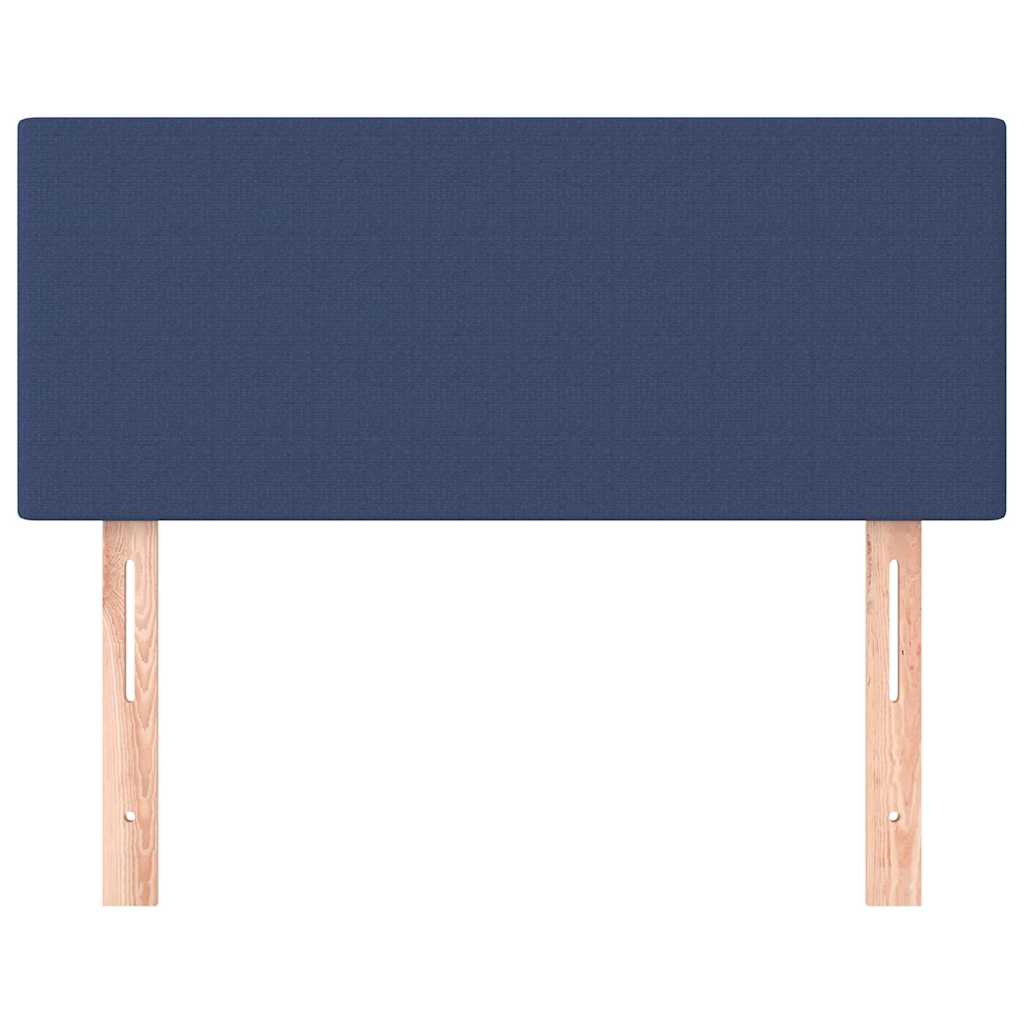 Kopfteil Blau 100x5x78/88 cm Stoff