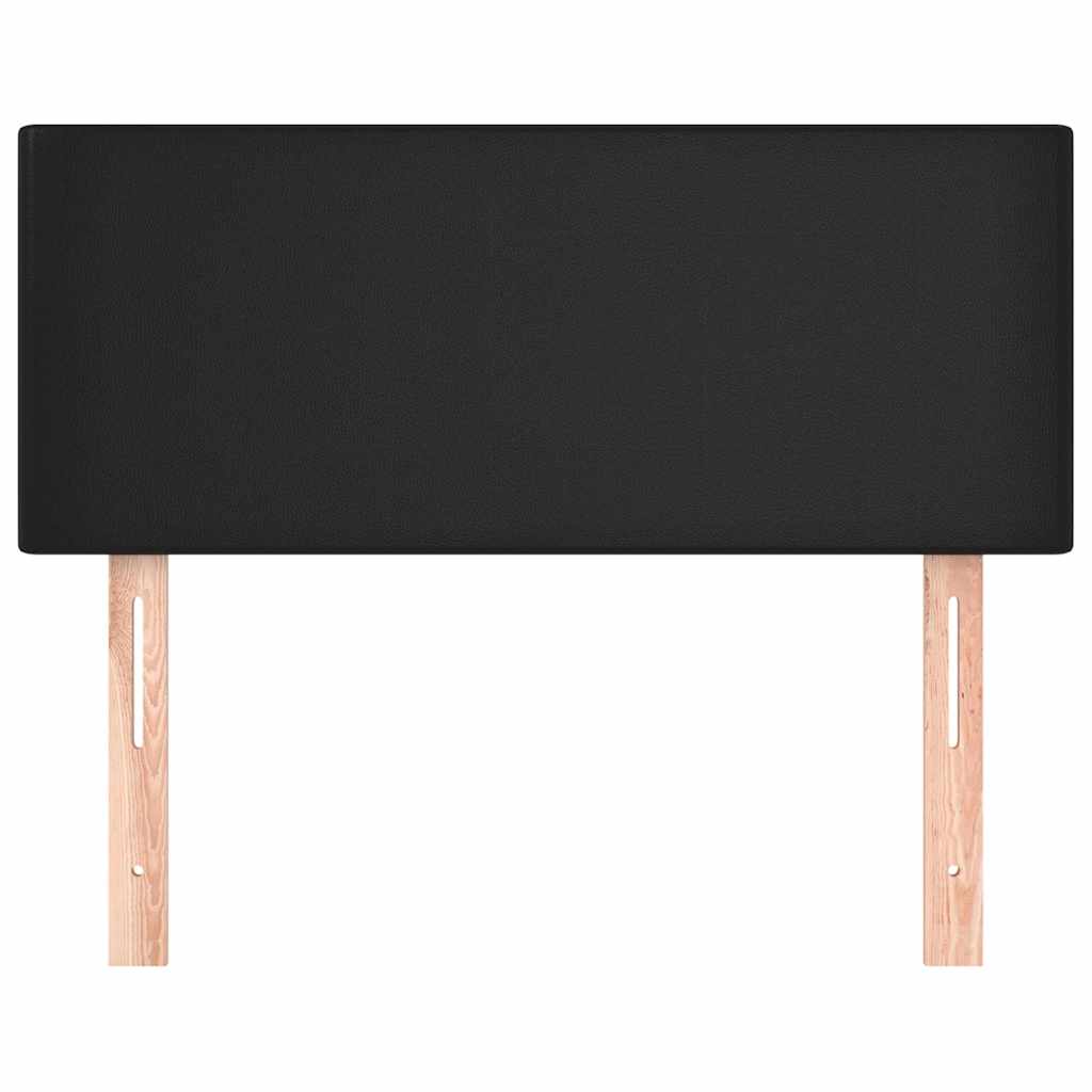 Kopfteil Schwarz 100x5x78/88 cm Kunstleder