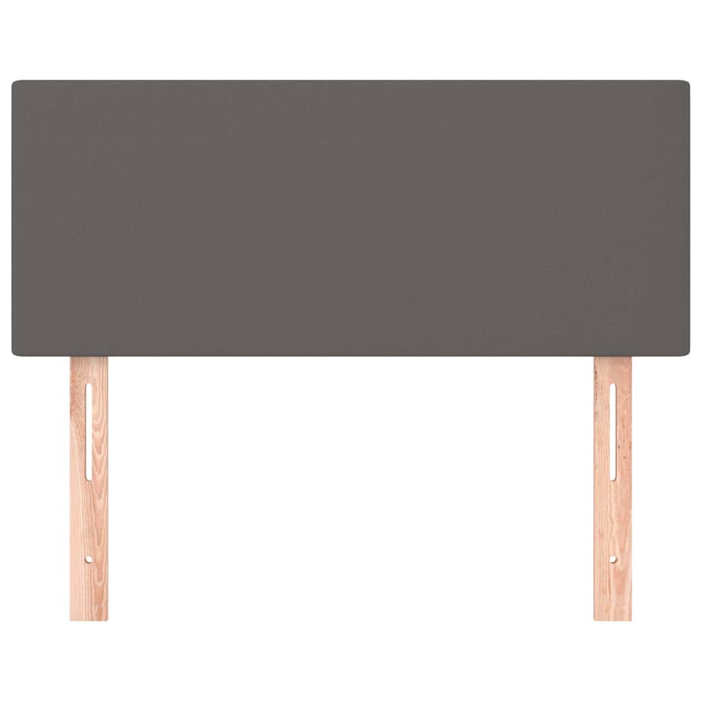 Kopfteil Grau 100x5x78/88 cm Kunstleder