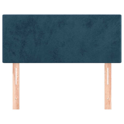 Kopfteil Dunkelblau 100x5x78/88 cm Samt