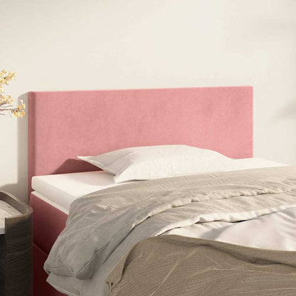 Kopfteil Rosa 100x5x78/88 cm Samt