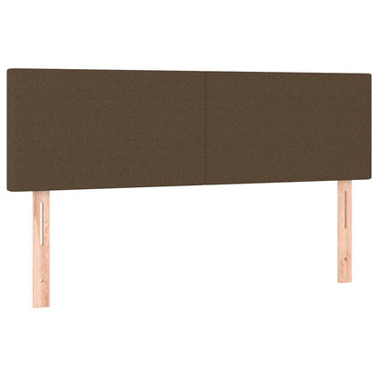 Kopfteile Dunkelbraun 144x5x78/88 cm Stoff