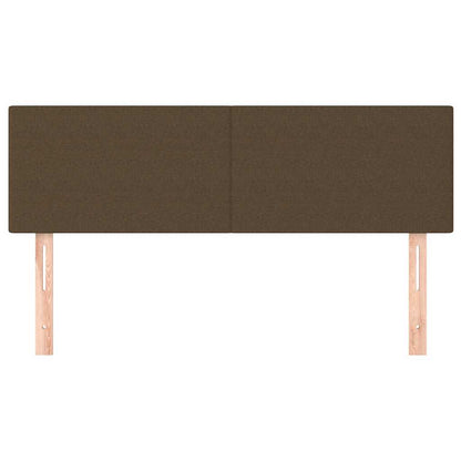 Kopfteile Dunkelbraun 144x5x78/88 cm Stoff