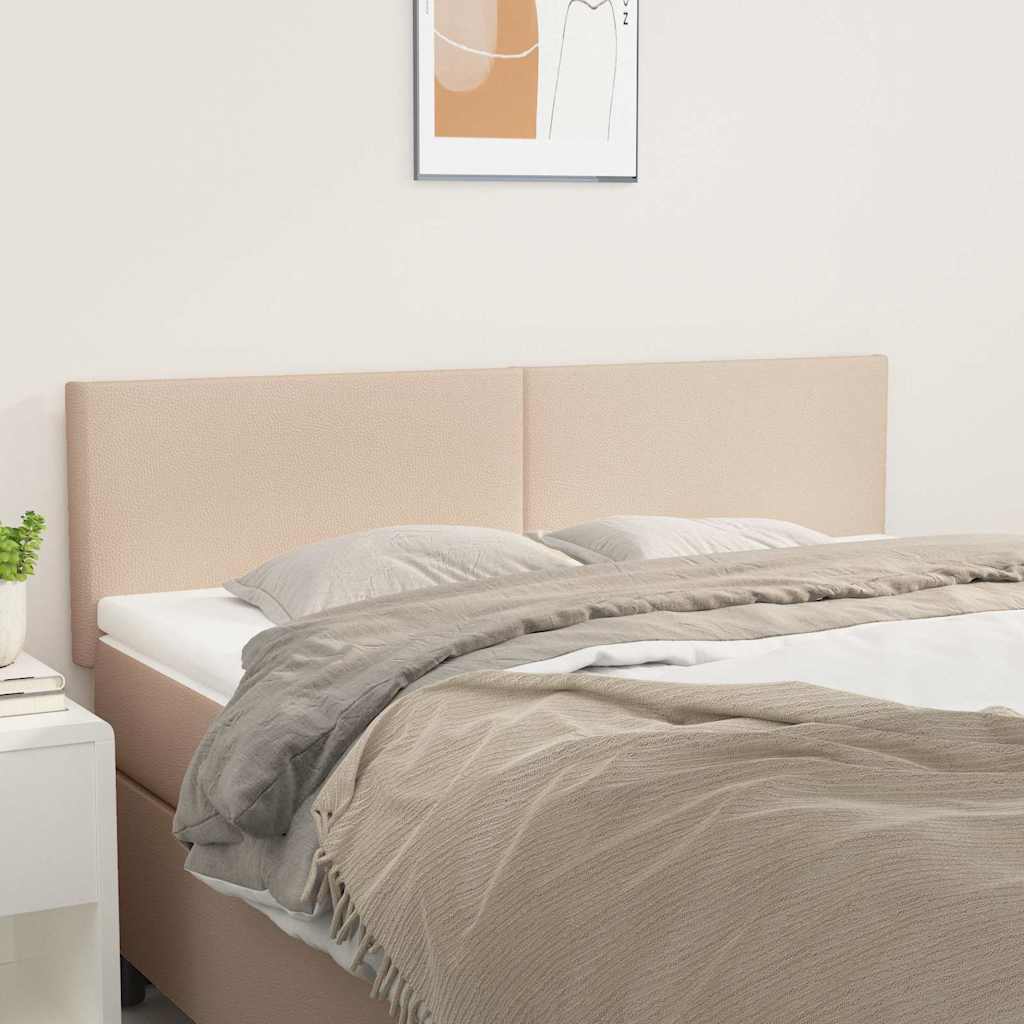 Kopfteile Cappuccino-Braun 144x5x78/88 cm Kunstleder