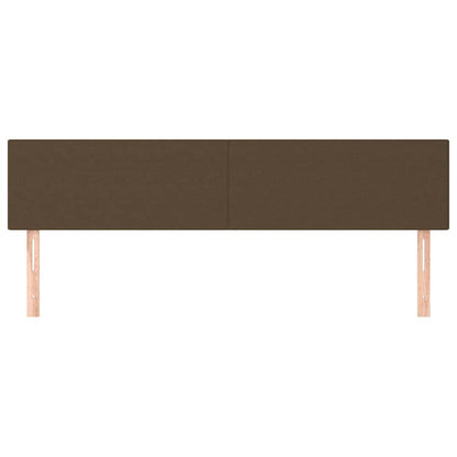 Kopfteile Dunkelbraun 180x5x78/88 cm Stoff