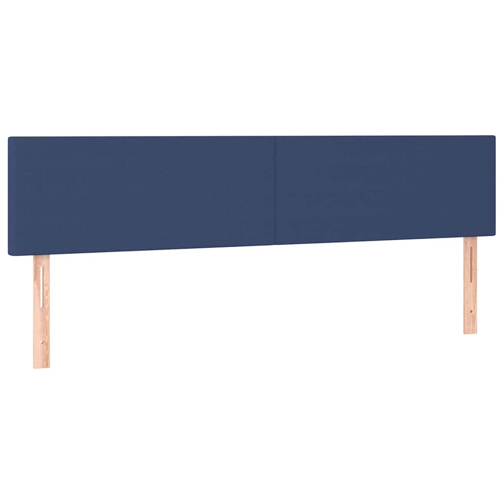Kopfteile Blau 180x5x78/88 cm Stoff