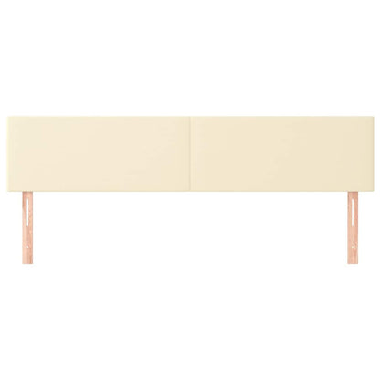 Kopfteile Creme 180x5x78/88 cm Kunstleder