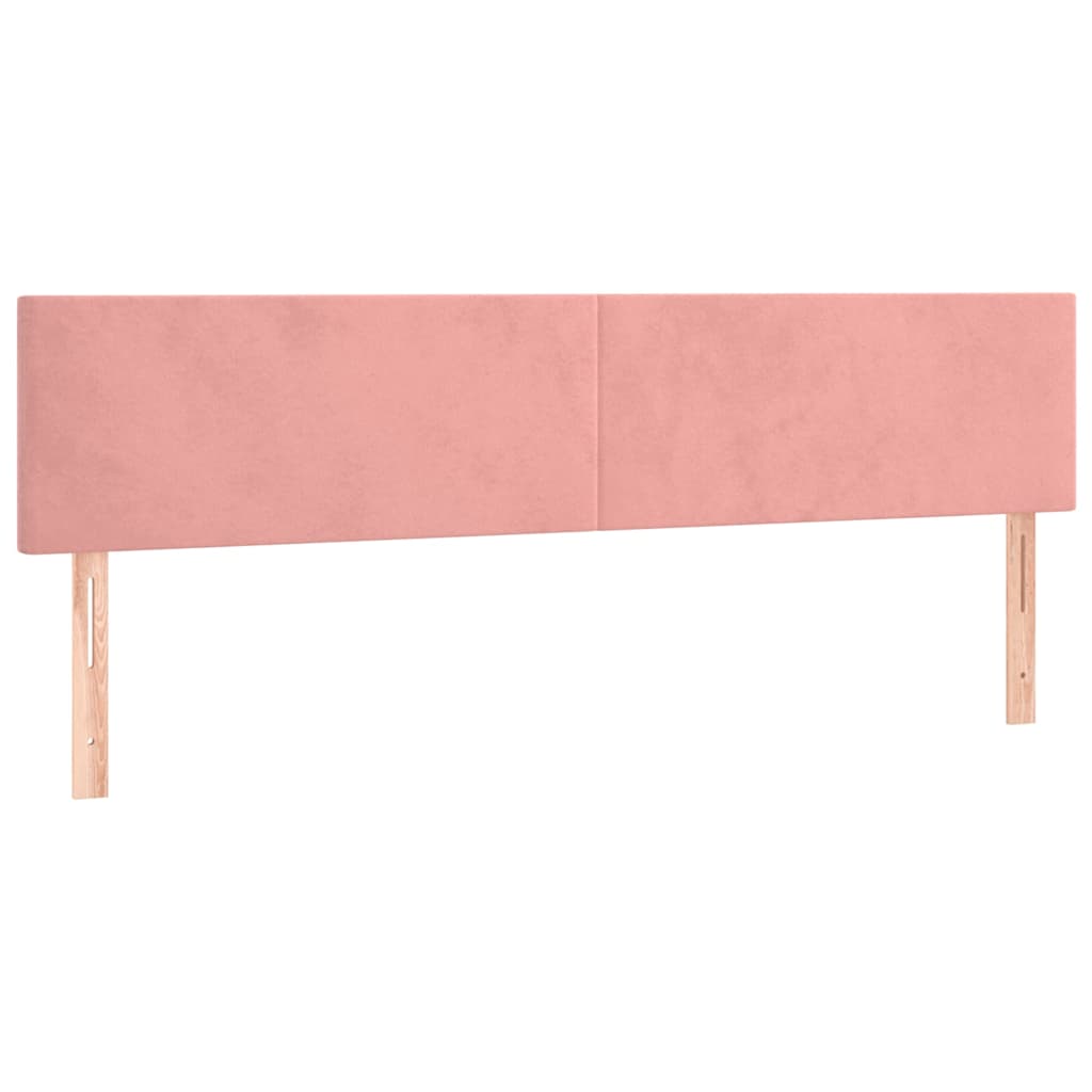 Kopfteile Rosa 180x5x78/88 cm Samt