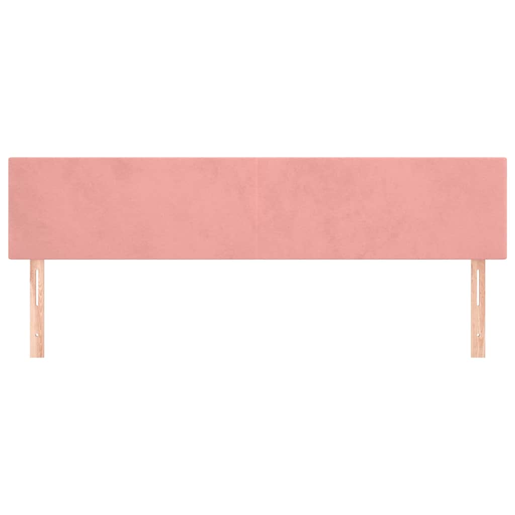 Kopfteile Rosa 180x5x78/88 cm Samt