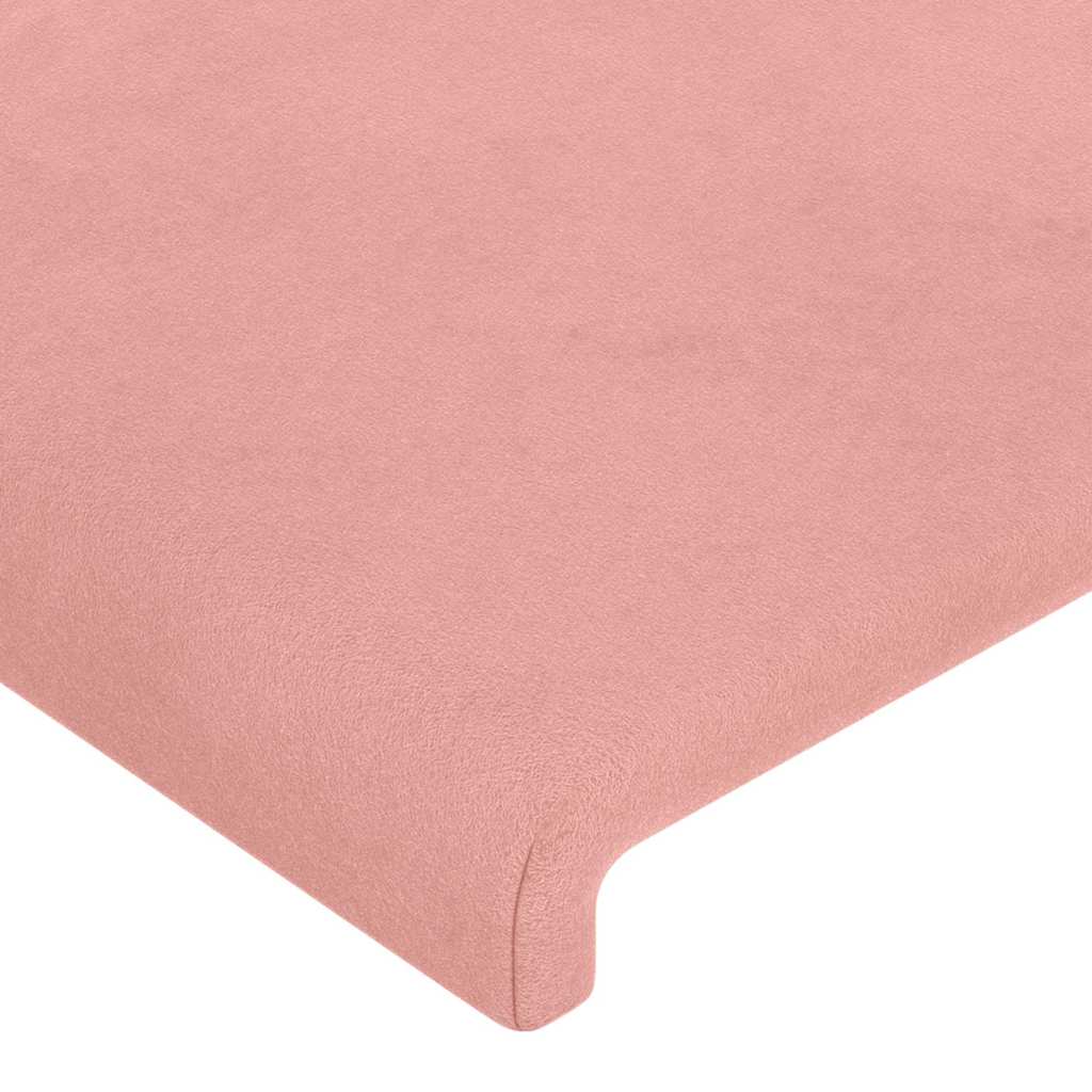 Kopfteile Rosa 180x5x78/88 cm Samt