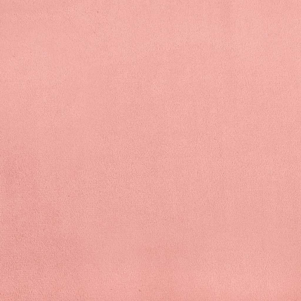 Kopfteile Rosa 180x5x78/88 cm Samt