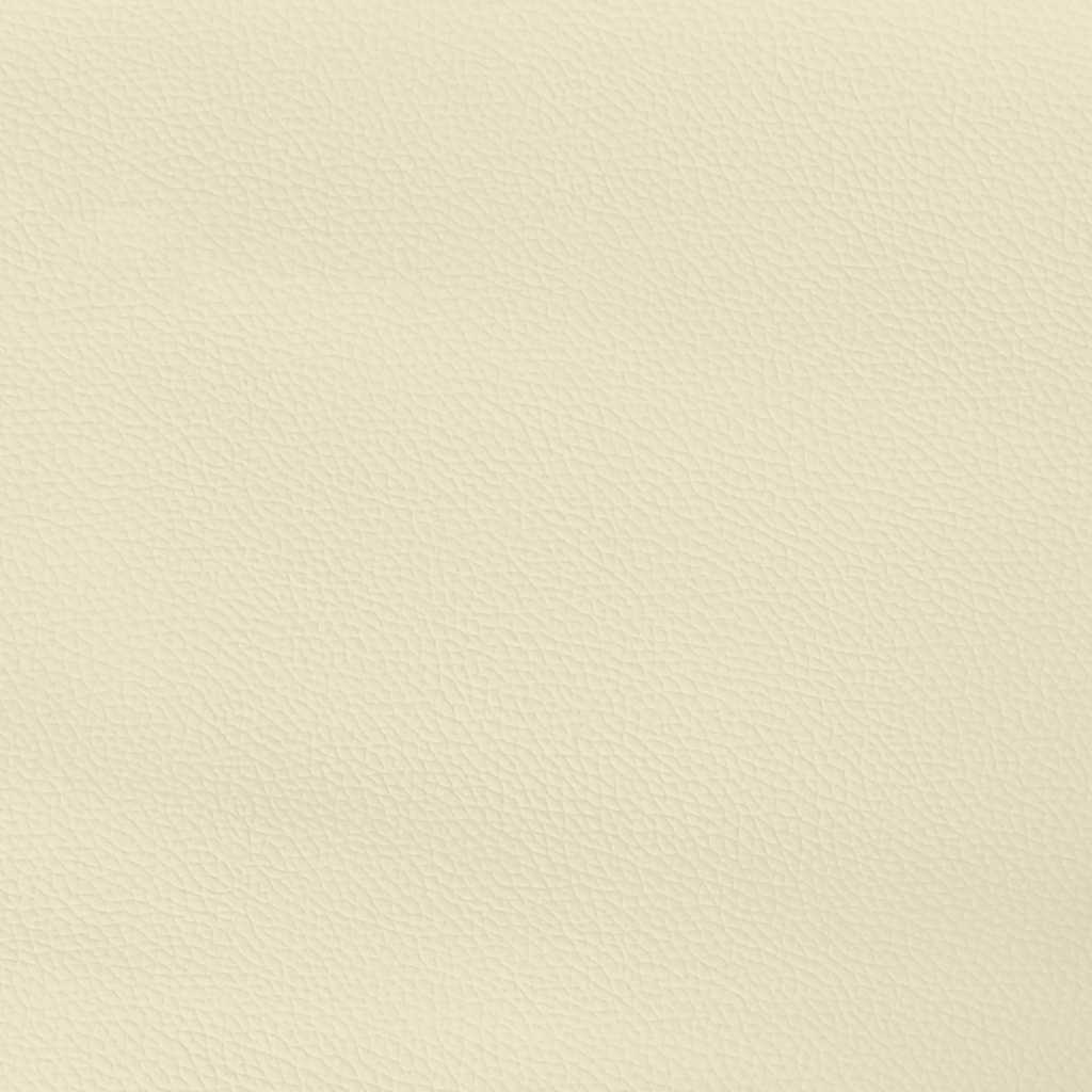 Kopfteile Creme 200x5x78/88 cm Kunstleder