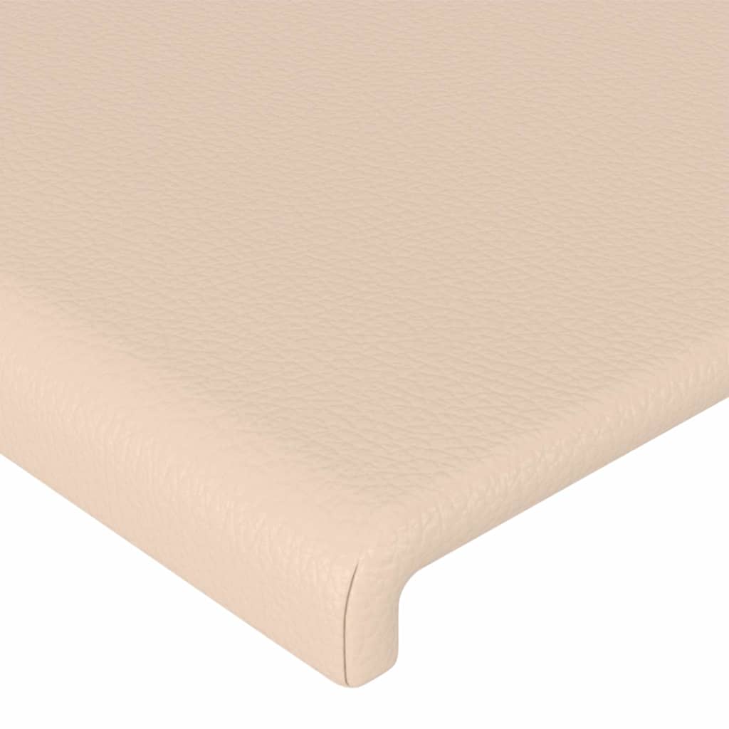 Kopfteile Cappuccino-Braun 200x5x78/88 cm Kunstleder