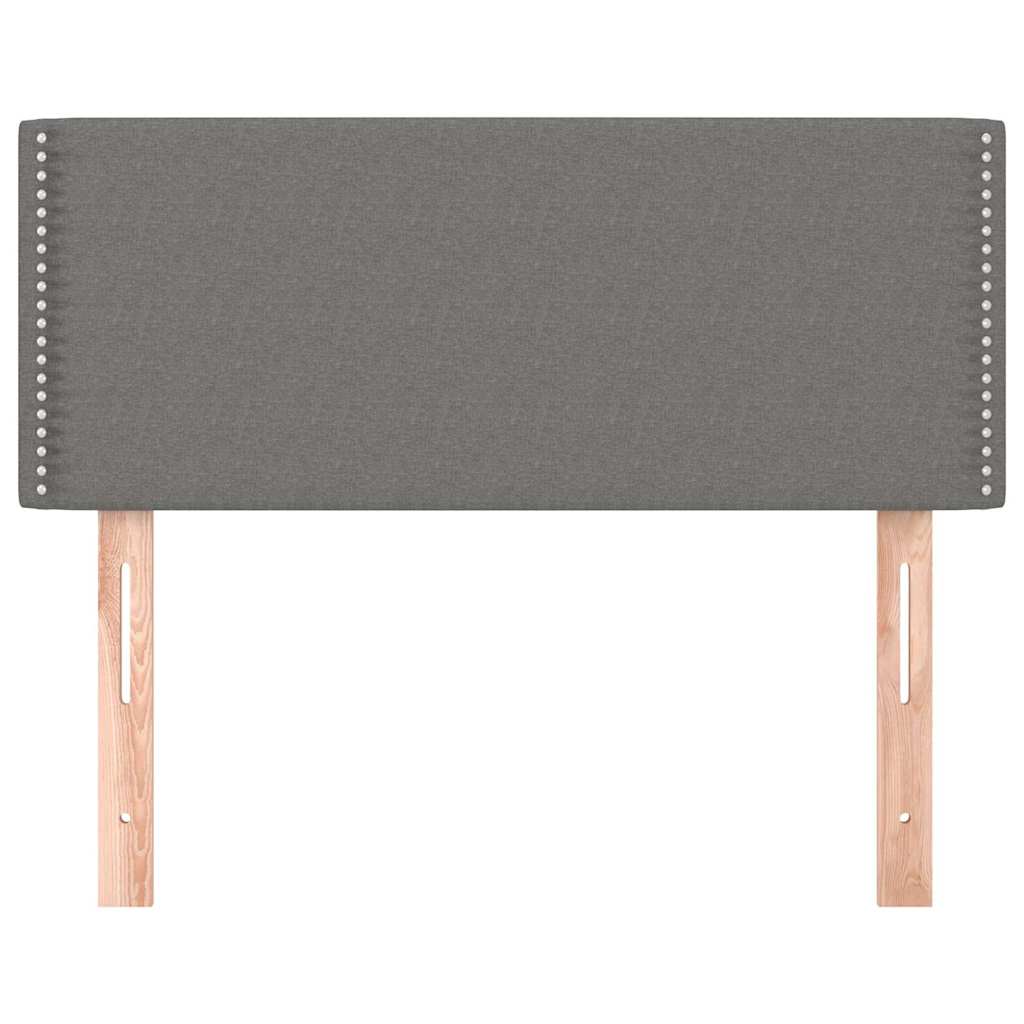 Kopfteil Dunkelgrau 80x5x78/88 cm Stoff