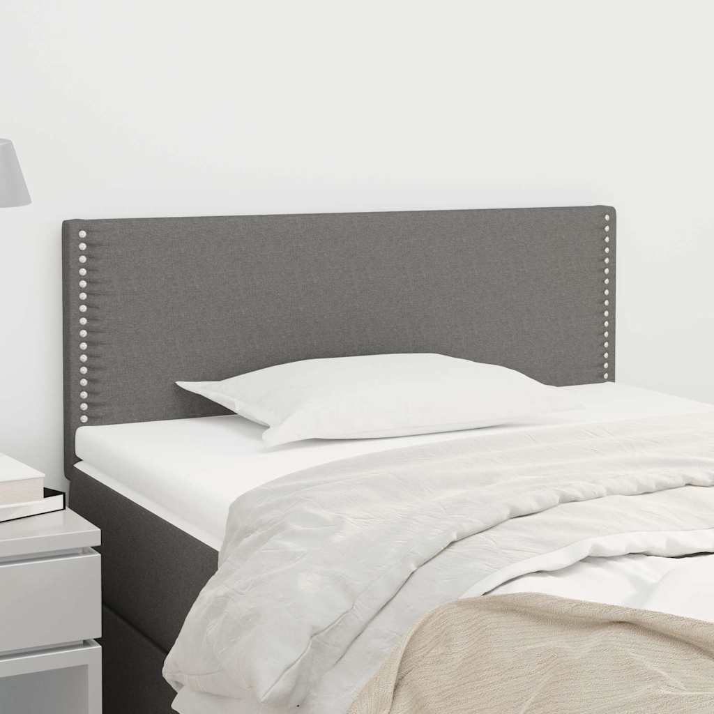 Kopfteil Dunkelgrau 100x5x78/88 cm Stoff