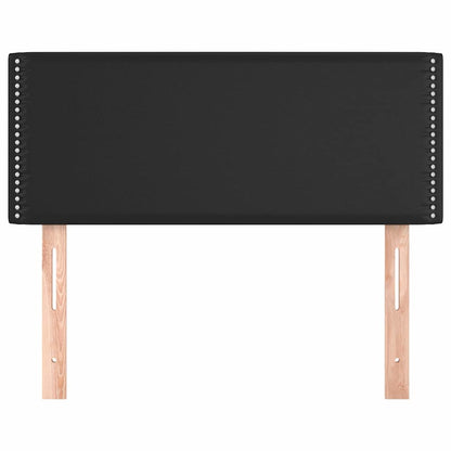 Kopfteil Schwarz 100x5x78/88 cm Kunstleder