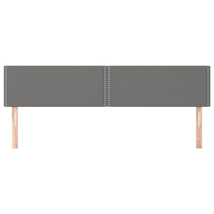 Kopfteile Dunkelgrau 180x5x78/88 cm Stoff