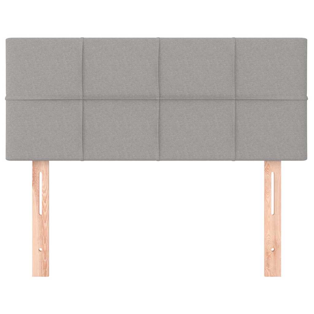 Kopfteil Hellgrau 80x5x78/88 cm Stoff